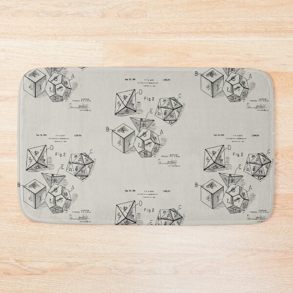 Item preview, RPG Dice Set Patent Print 1963 designed and sold by MadebyDesign.