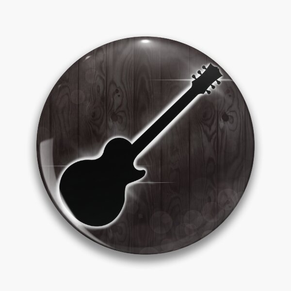 Item preview, Guitar silhouette on a wooden wall  designed and sold by Ethan110.