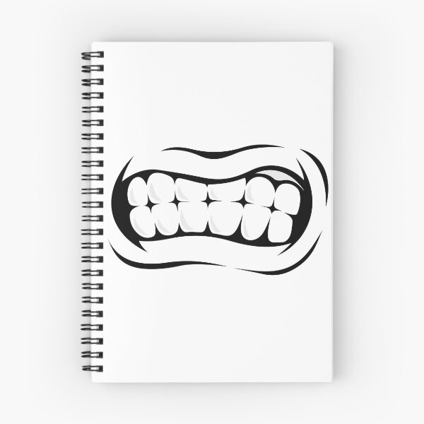 Item preview, Angry Grinning Grinding Teeth Cartoon Mouth designed and sold by javes93.