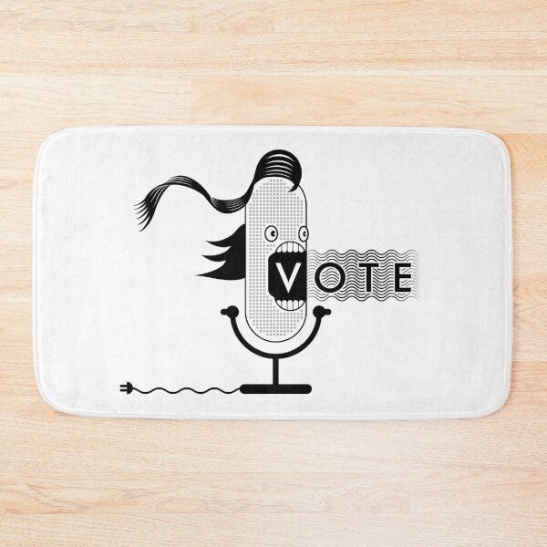 Item preview, Microphone Dude Vote designed and sold by Serro Design.