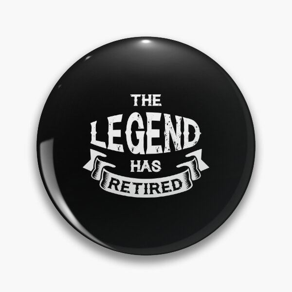 Artikelvorschau, Legend Has Retired Retirement Retiree Gift entworfen und verkauft von haselshirt.