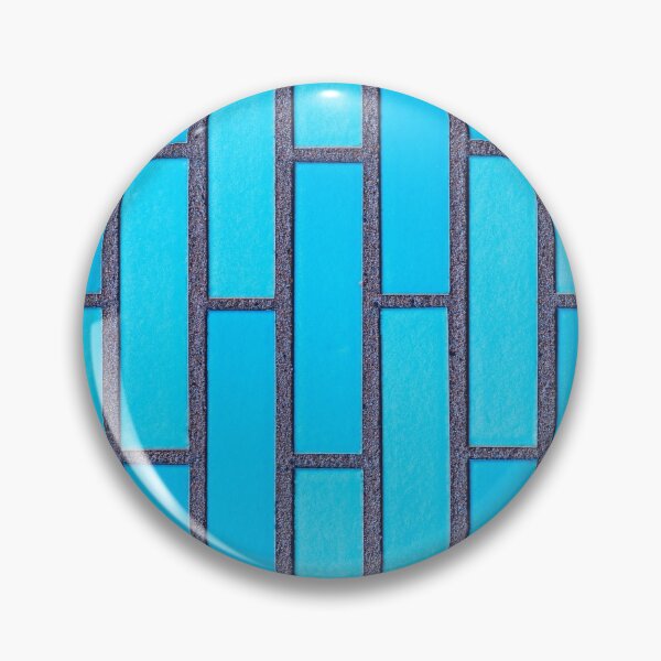 Item preview, Turquoise Blue Brick  designed and sold by newburyboutique.