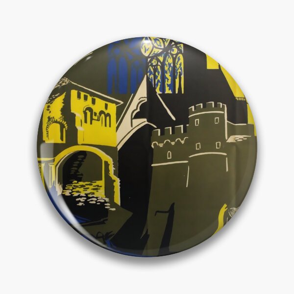 Item preview, Metz 1953 vintage travel poster designed and sold by stickart-marek.