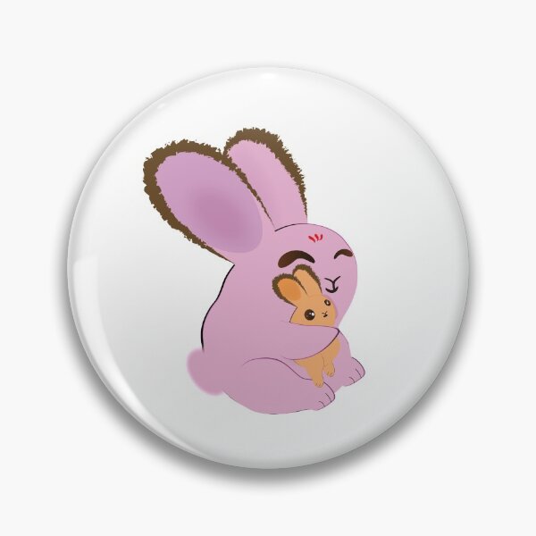 Item preview, Pink Bunny with Tiny designed and sold by Julia2Julia.