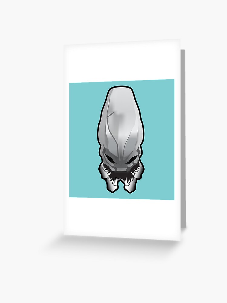 Halo Elite Legendary Skull Greeting Card By Bitradical Redbubble