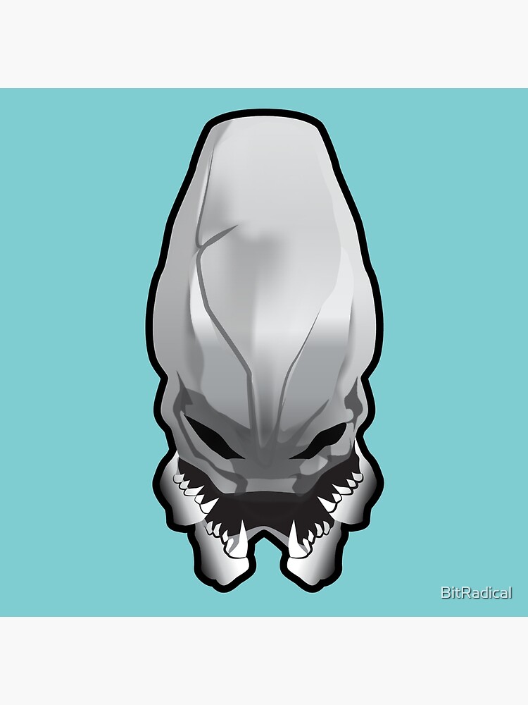 Halo Elite Legendary Skull Art Board Print By Bitradical Redbubble