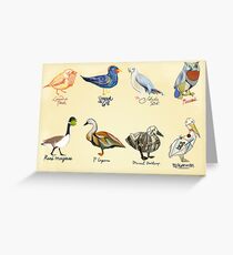 Art Fowl Greeting Card