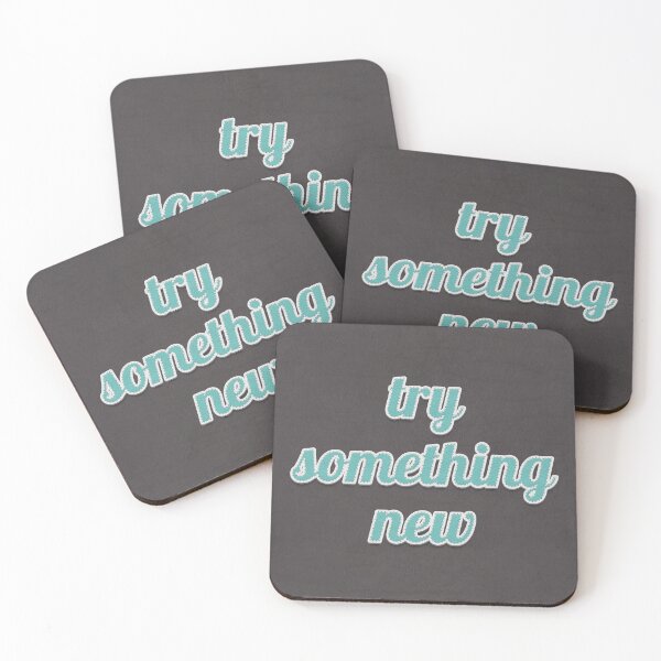 Item preview, Try Something New Inspiring Quote designed and sold by MotivationFlow.