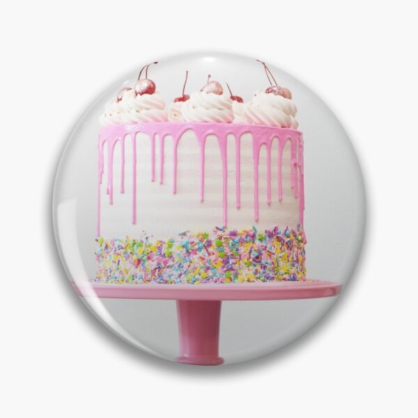 Item preview, Pink Vanilla Birthday Cake  designed and sold by newburyboutique.