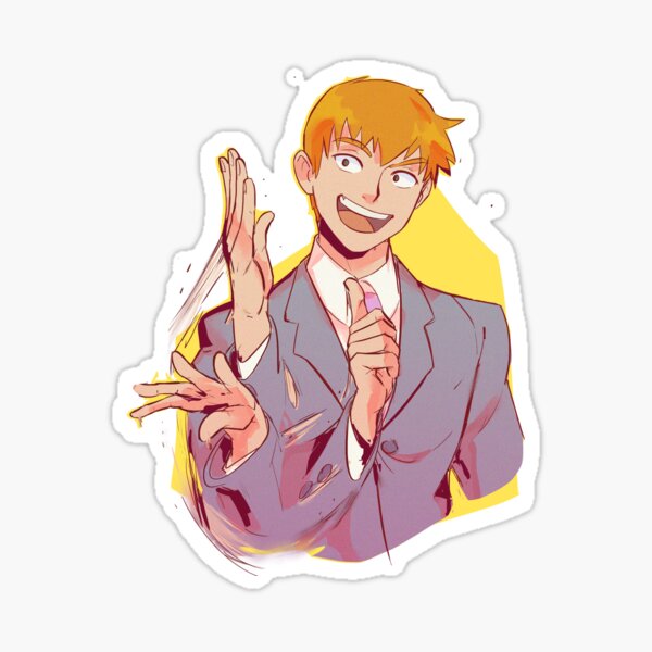 Reigen Arataka Stickers | Redbubble