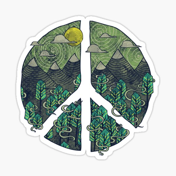 Peaceful Landscape Sticker