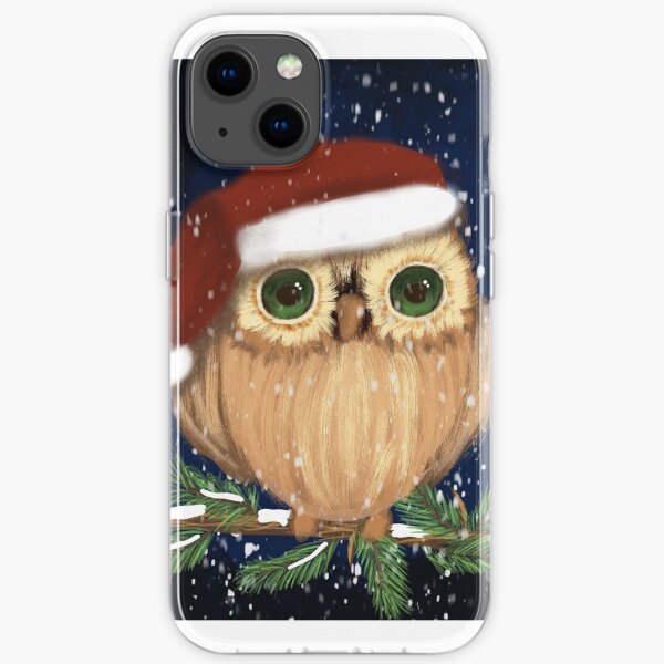 Christmas Owl iPhone Soft Case