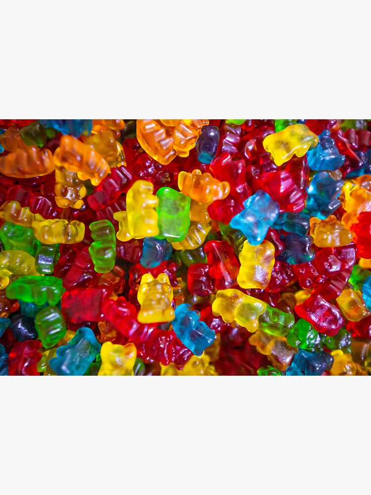 Delicious Rainbow Gummy Bears by newburyboutique