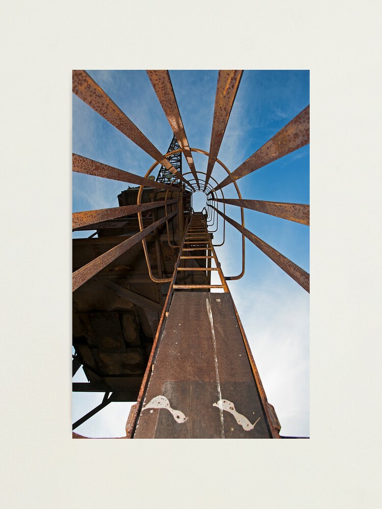 Photographic Print, Cockatoo Dock Crane Ladder designed and sold by Richard  Windeyer