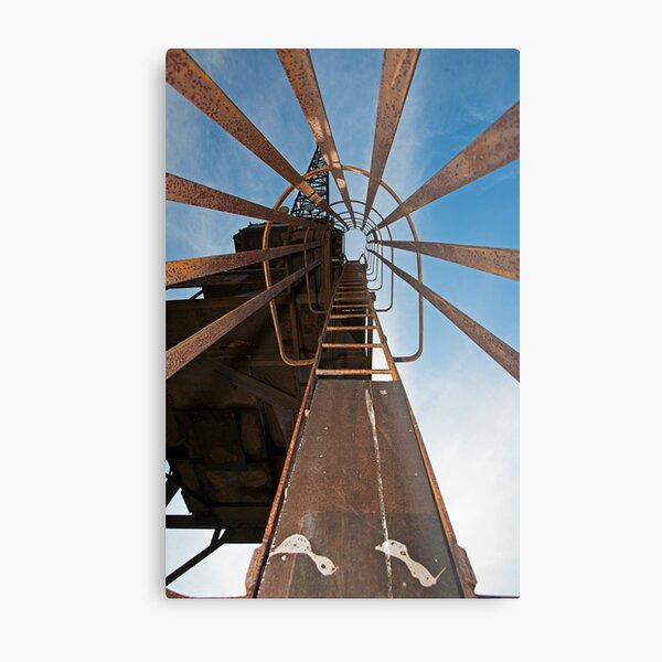 Cockatoo Dock Crane Ladder Metal Print