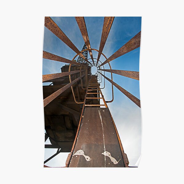 Cockatoo Dock Crane Ladder Poster