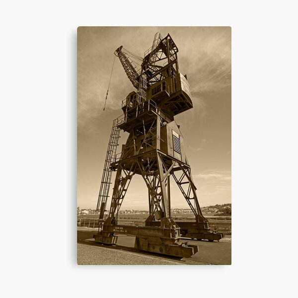 Cockatoo Dock Straddle Crane Canvas Print