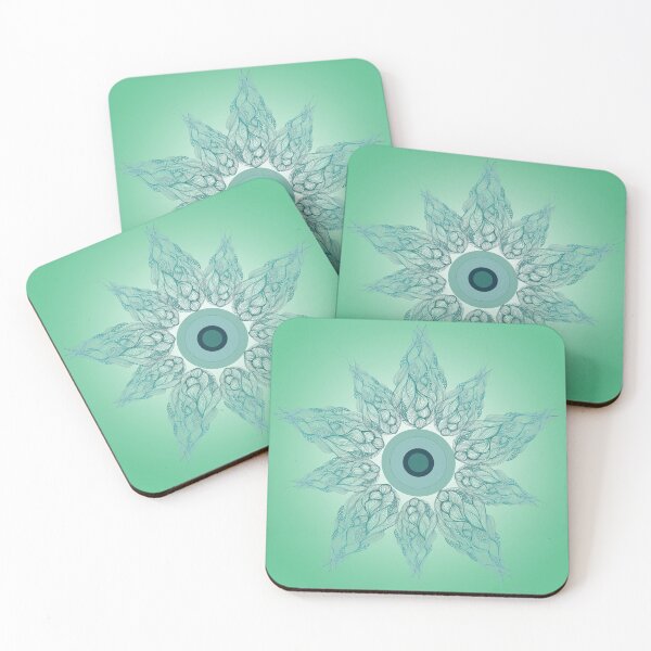 Item preview, Sea Doodle Mint Pattern  designed and sold by Lois Gardiner.