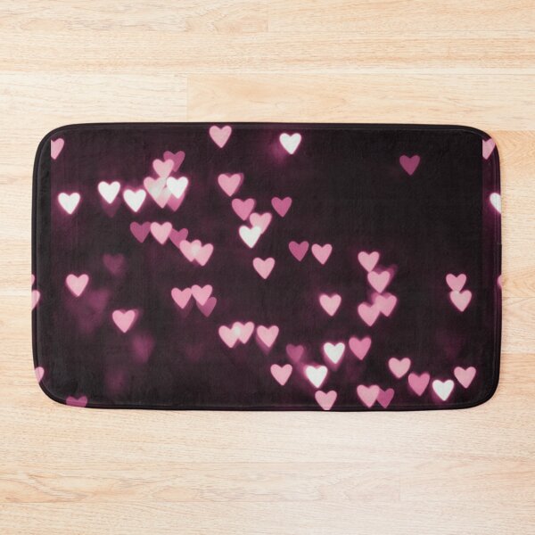 Item preview, Romantic Pink Bokeh Hearts designed and sold by newburyboutique.