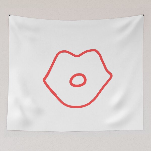 Item preview, Red Lips Outline designed and sold by passionatelyem.