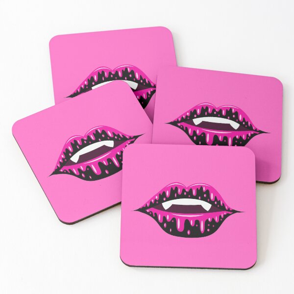 Item preview, Bubblegum Pink Red Noir Lips designed and sold by MousseFashion.