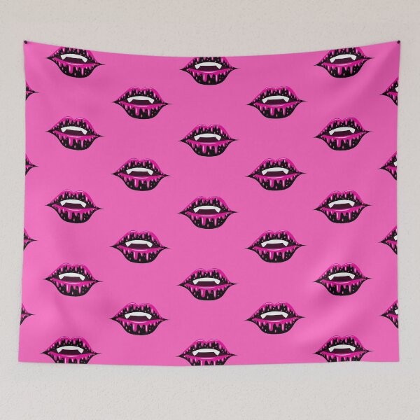 Item preview, Bubblegum Pink Red Noir Lips designed and sold by MousseFashion.