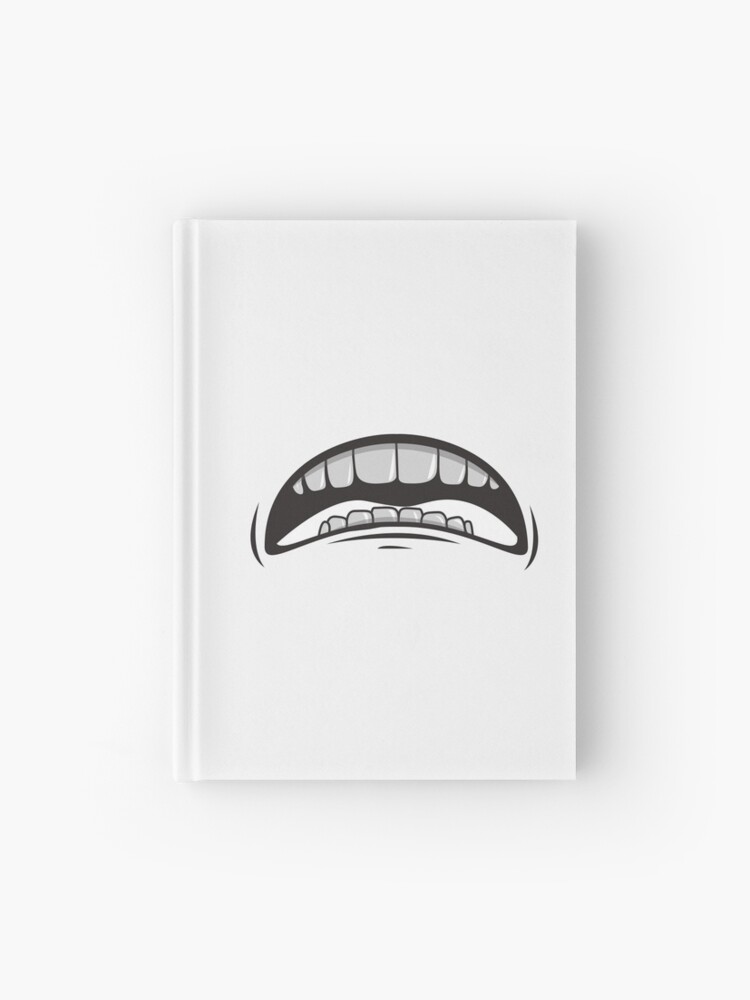Sad Open Mouth Cartoon Hardcover Journal By Javes93 Redbubble