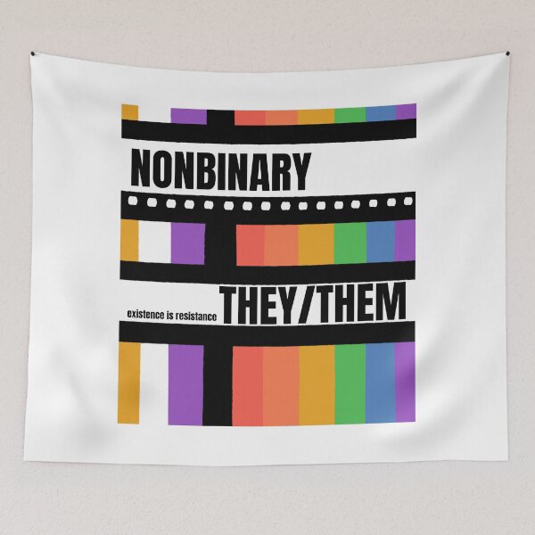 Item preview, nonbinary they/them designed and sold by abbfrancis.