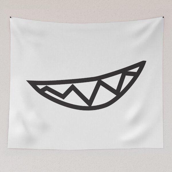 Item preview, Grinning Mouth Cartoon Sharp Teeth designed and sold by javes93.