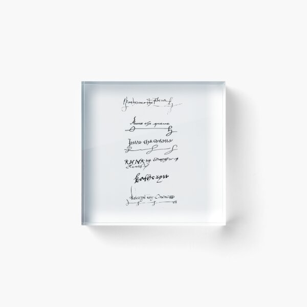 Item preview, 6 Wives (Signatures) designed and sold by multikat.