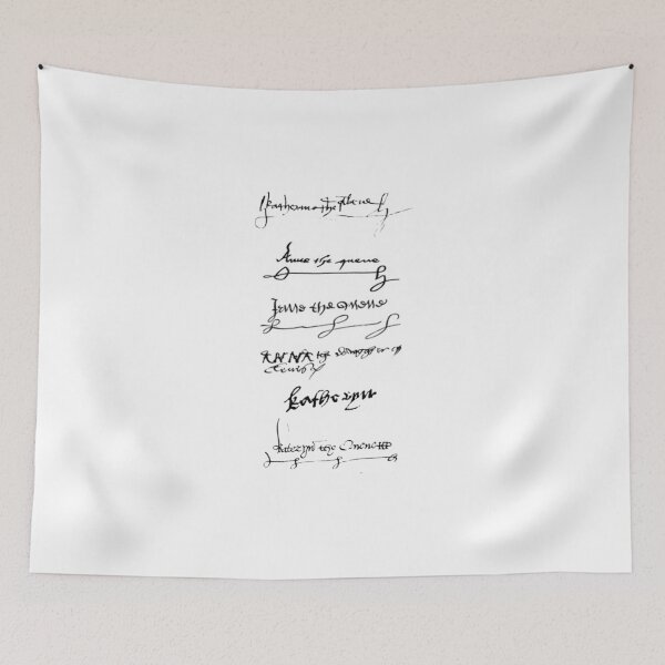 Item preview, 6 Wives (Signatures) designed and sold by Peggy Hilton Designs.