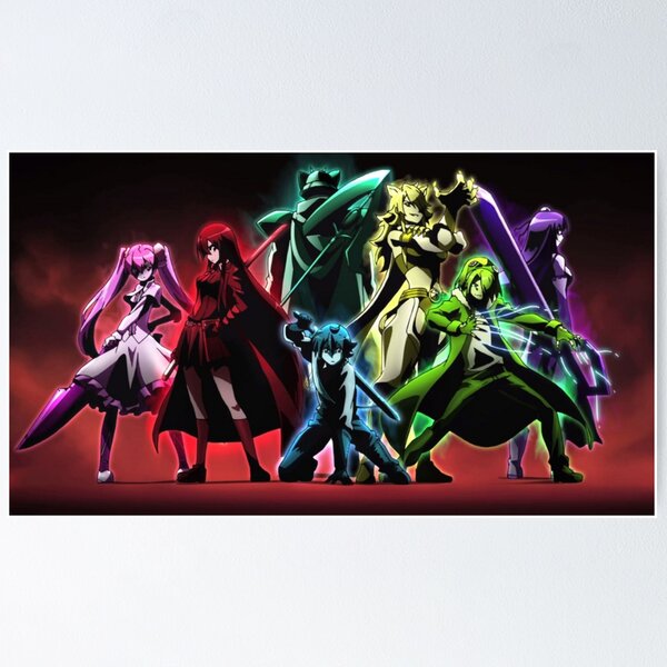 Akame ga Kill Leone' Poster, picture, metal print, paint by 80sRetro