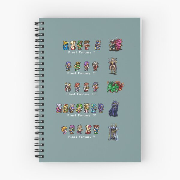 Item preview, Final Fantasy I to V designed and sold by sephcornel.