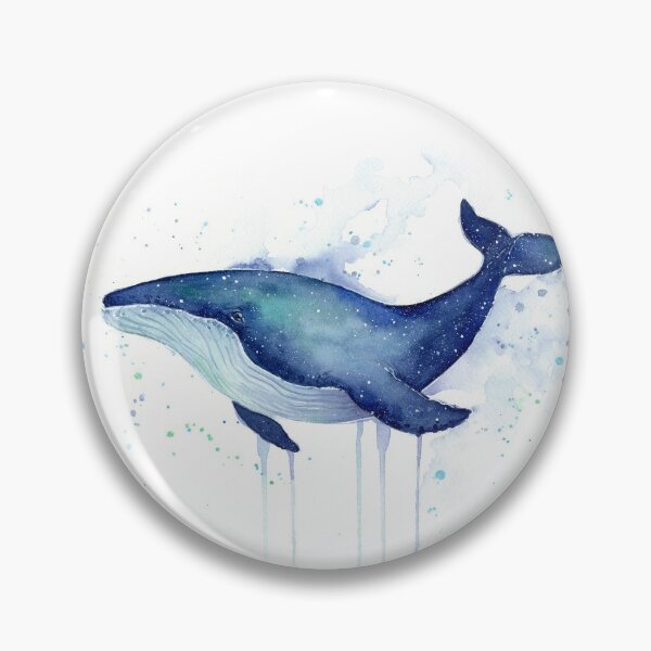 Item preview, Whale Watercolor Galaxy designed and sold by Olga Shvartsur.