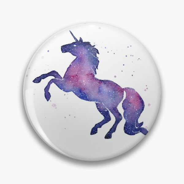 Item preview, Galaxy Unicorn Watercolor designed and sold by Olga Shvartsur.