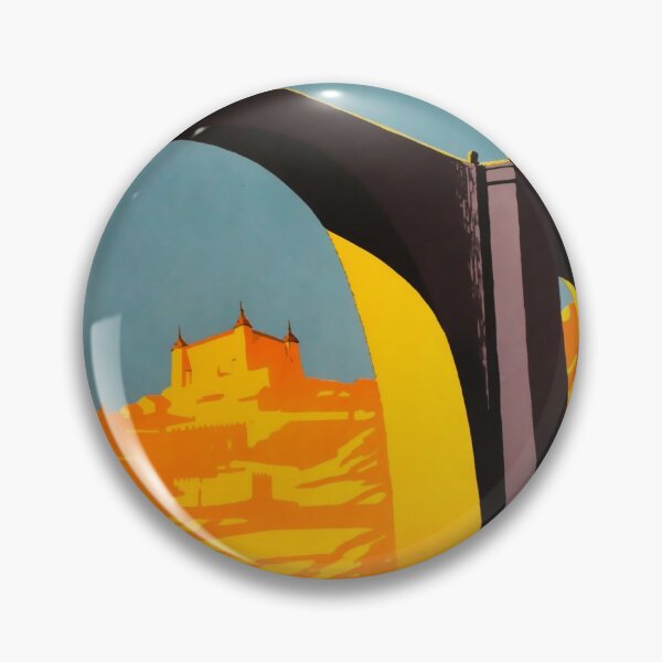 Item preview, Toledo vintage travel poster designed and sold by stickart-marek.