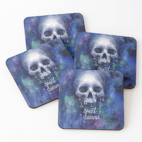 Item preview, Skull in Space Sweet Dreams designed and sold by Olga Shvartsur.