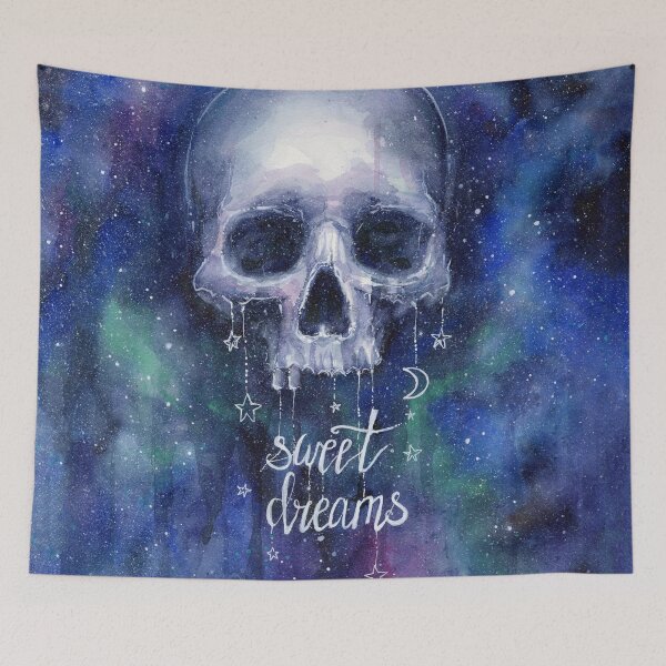 Item preview, Skull in Space Sweet Dreams designed and sold by Olga Shvartsur.