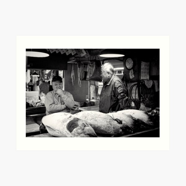Observing the Catch - Japan Art Print