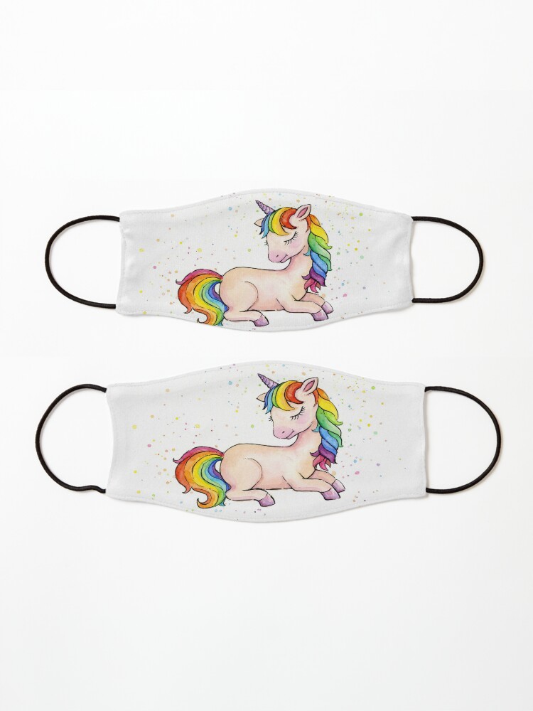 Alternate view of Rainbow Unicorn Sleeping Mask