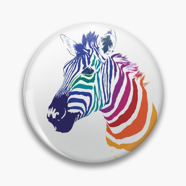 Item preview, Rainbow Zebra designed and sold by Olga Shvartsur.