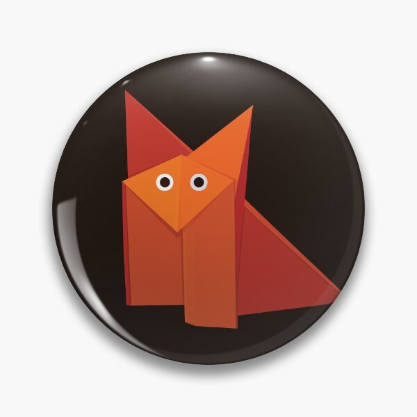 Item preview, Cute Origami Fox Dark designed and sold by Boriana Giormova.