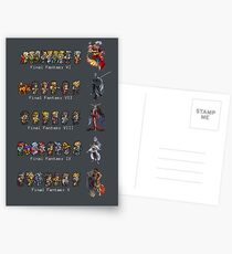 Final Fantasy VI to X Postcards