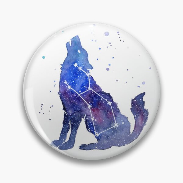 Item preview, Galaxy Howling Wolf designed and sold by Olga Shvartsur.