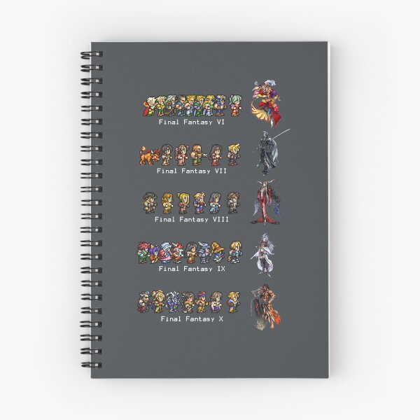 Item preview, Final Fantasy VI to X designed and sold by sephcornel.