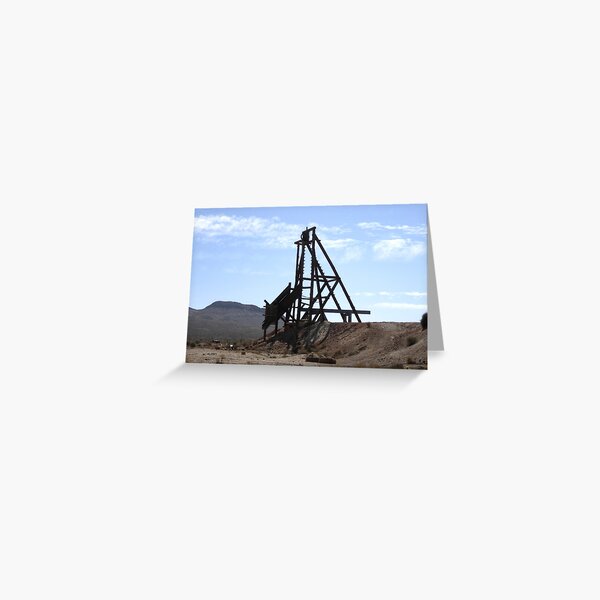 Old Mine Greeting Card