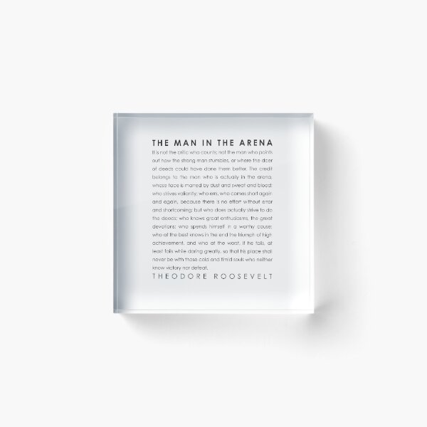 Item preview, The man in the arena designed and sold by corbrand.