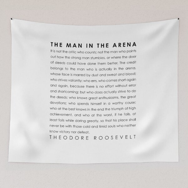 Item preview, The man in the arena designed and sold by corbrand.