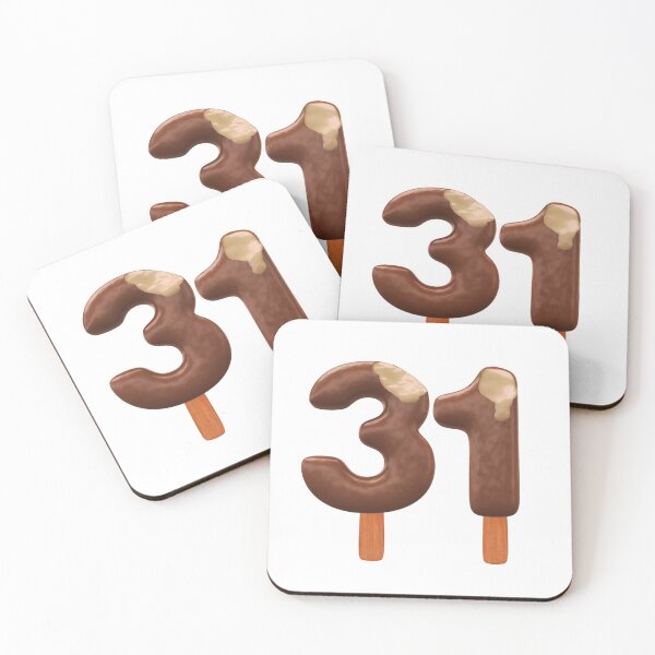 Item preview, 31 Ice Cream Thirty One Number 3d Chocolate designed and sold by HelloFromAja.