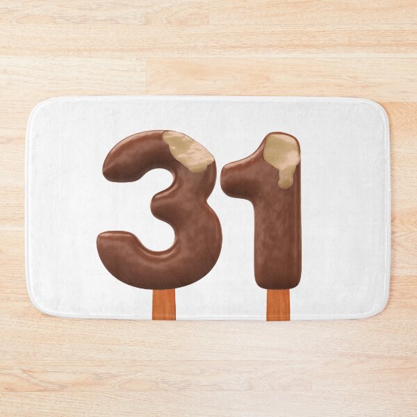 Item preview, 31 Ice Cream Thirty One Number 3d Chocolate designed and sold by HelloFromAja.